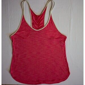 Lululemon What The Sport Singlet II - Heathered Pink Lemonade - Size 8-10